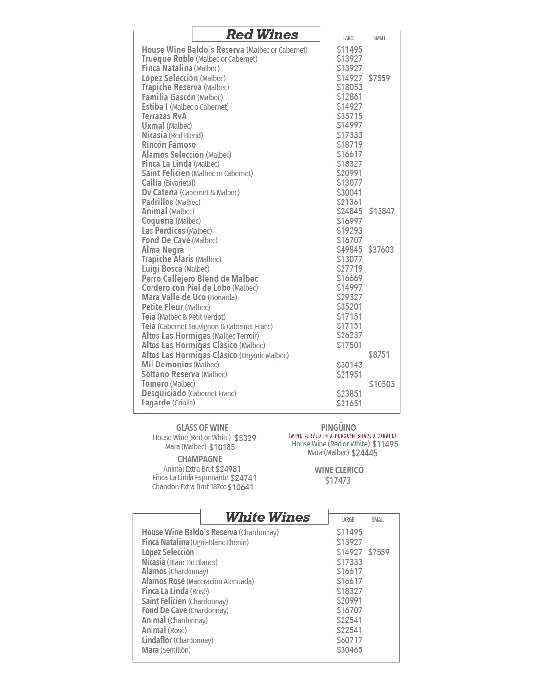 Menu — Page 6