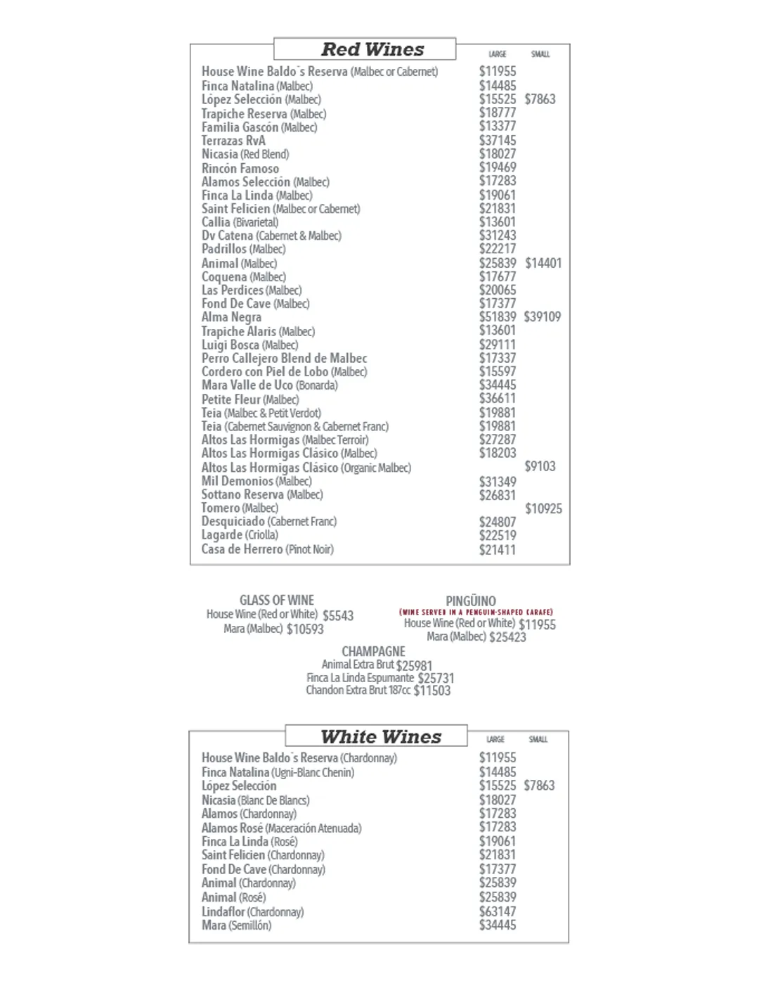Menu — Page 6
