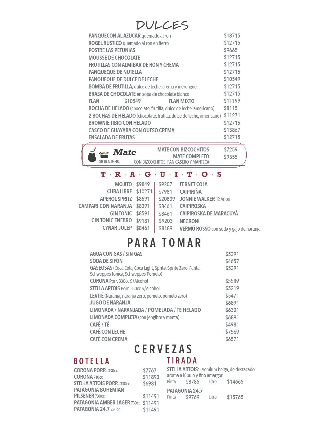 Menú — Página 5