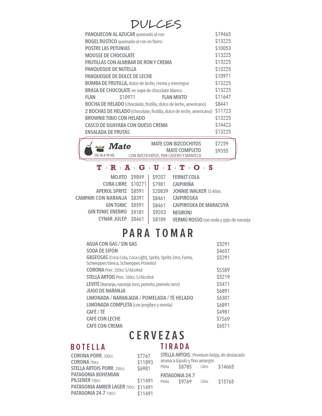 Menú — Página 5