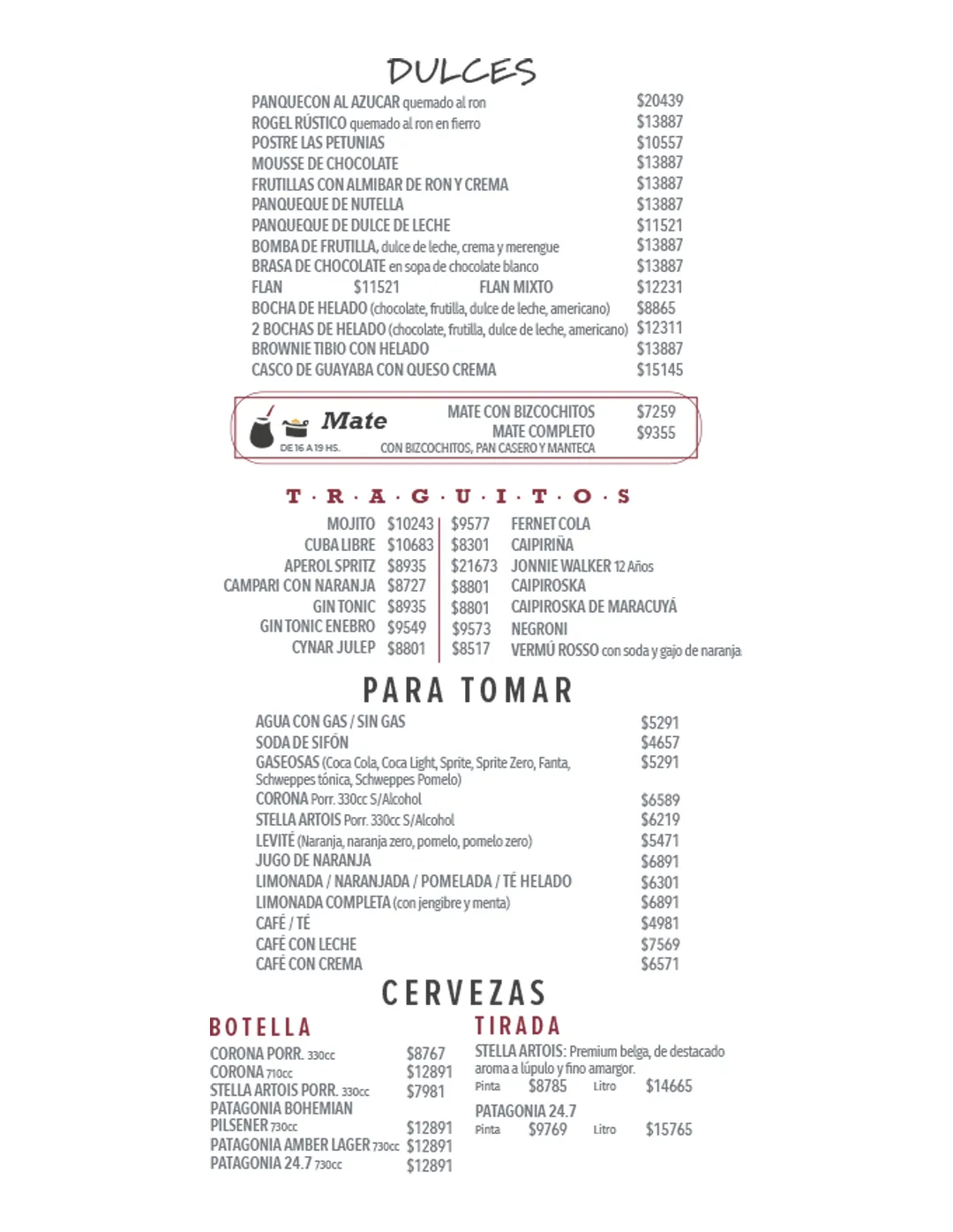 Menú — Página 5