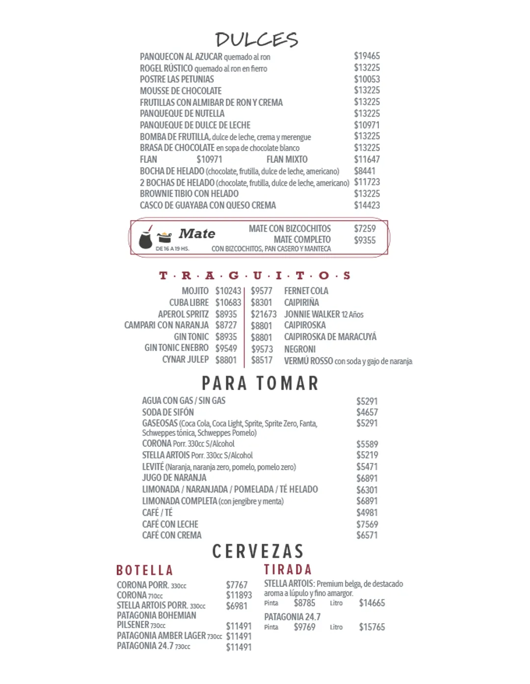 Menú — Página 5